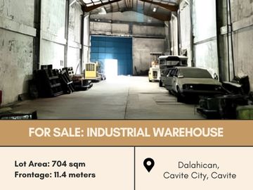 FOR SALE Industrial Warehouse located at Dalahican, Cavite City, Cavite