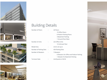 OFFICE SPACE IN BGC FOR SALE RFO