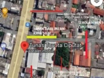 Tanah Ciputat Dewi Sartika SUPER STRATEGIS Dekat Pintu Tol Pamulang