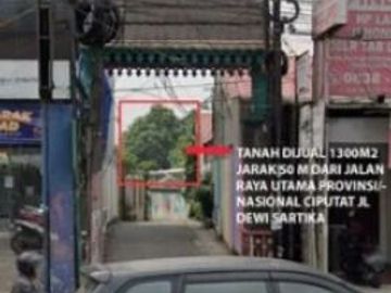 Tanah Ciputat Dewi Sartika SUPER STRATEGIS Dekat Pintu Tol Pamulang