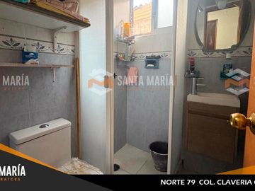 VENTA DE DEPARTAMENTO  COL. CLAVERIA