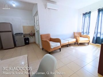 DEPARTAMENTO EN VENTA EN PASEOS DE XCACEL PLAYA DEL CARMEN