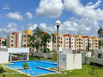 DEPARTAMENTO EN VENTA EN PASEOS DE XCACEL PLAYA DEL CARMEN