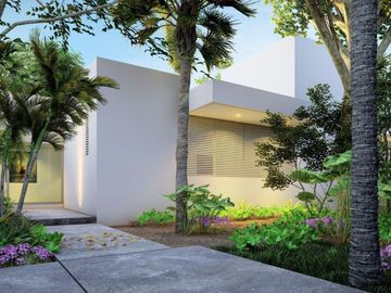 Casa con alberca privada y terraza, en venta, Huayacán, Cancún