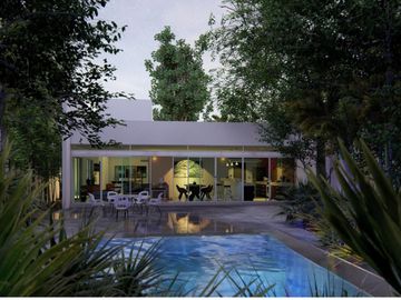 Casa con alberca privada y terraza, en venta, Huayacán, Cancún