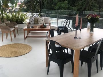 Departamento de venta Cumbaya.  3 dormitorios, terrazas, estar, vista. PISCINA