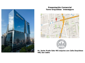 SE ALQUILAN OFICINAS EN TORRE / JAVIER PRADO CON SAN ISIDRO