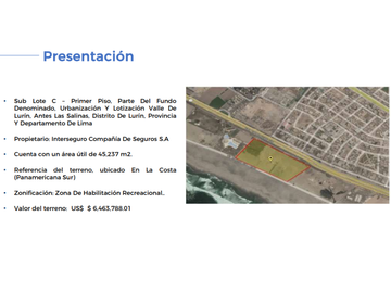 SE VENDE TERRENO EN LURIN