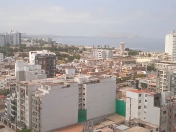 VENDO LINDO DPTO. DE ESTRENO EN PISO 18 CON EXCELENTE VISTA PANORAMICA AL MAR EN MAGDALENA Y CERCA AVENIDA PRINCIPALES