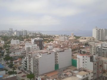 VENDO LINDO DPTO. DE ESTRENO EN PISO 18 CON EXCELENTE VISTA PANORAMICA AL MAR EN MAGDALENA Y CERCA AVENIDA PRINCIPALES