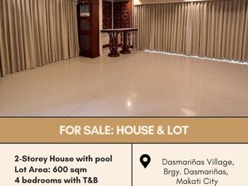 FOR SALE House & Lot located at Dasmarinas Village, Brgy. Dasmarinas, Makati City