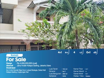 Rumah Janur Indah Kelapa Gading, Jakarta Utara
