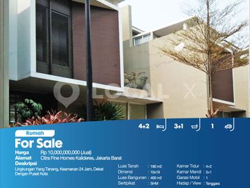 Rumah Citra Fine Homes Kalideres, Jakarta Barat