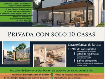 ESTRENA CASA ENCANTO SANTA FE EN MORELOS