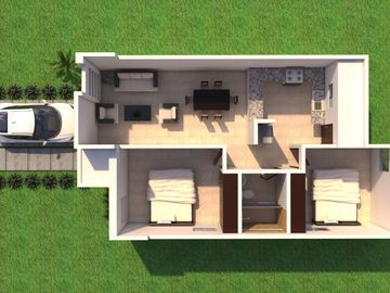 VENTA CASA EN UN SOLO NIVEL - SANTA FE PLUS
