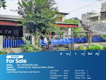 Rumah Jl. Murai Ciputat, Tangerang Selatan, Banten