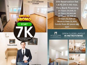 13K monthly 2BEDROOM CORNER UNIT PROMO!