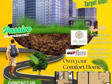13K monthly 2BEDROOM CORNER UNIT PROMO!