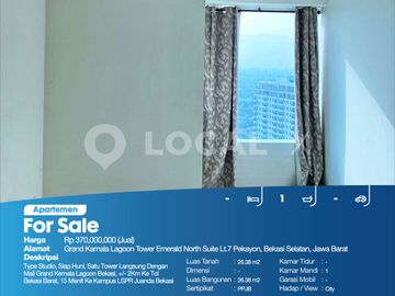 Apartemen Grand Kamala Lagoon Tower Emerald North Suite Lt.7 Pekayon, Bekasi Selatan, Jawa Barat