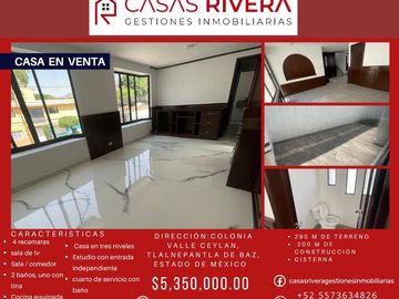 BONITA CASA AMPLIA EN VENTA BIEN UBICADA
