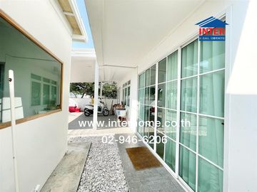 2-storey detached house, 69 sq m., Village, Tambon Ruamchok (Chokchai 4), near Paolo Hospital, Chokchai 4 Alley, Chokchai 4 Alley 54, Intersection 15,