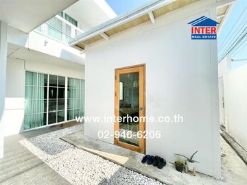 2-storey detached house, 69 sq m., Village, Tambon Ruamchok (Chokchai 4), near Paolo Hospital, Chokchai 4 Alley, Chokchai 4 Alley 54, Intersection 15,