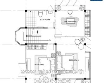 2-storey detached house, 69 sq m., Village, Tambon Ruamchok (Chokchai 4), near Paolo Hospital, Chokchai 4 Alley, Chokchai 4 Alley 54, Intersection 15,
