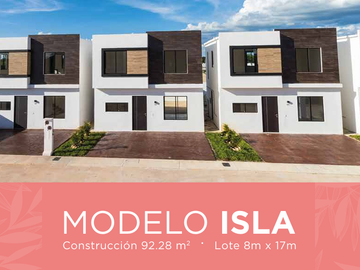 Casa en venta/ Idilia Mod. Isla/ 2 recamaras