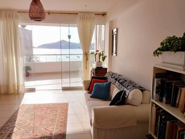 Vendo departamento primera fila frente al mar, 3 hab. bahia sur, san bartolo
