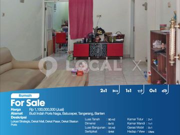 Rumah Budi Indah Poris Naga, Batuceper, Tangerang, Banten
