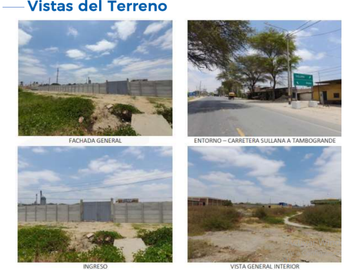 VENTA DE AMPLIO TERRENO EN SULLANA