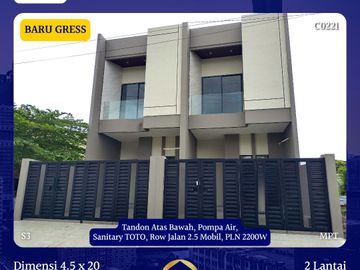 RUMAH BARU 2 LANTAI SIAP HUNI DI TENGGILIS MEJOYO SELATAN DEKAT UBAYA
