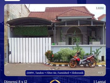 RUMAH 1 LANTAI FULL FURNISH DI PALM SPRING REGENCY JAMBANGAN SURABAYA