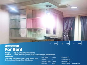 Apartemen Green Park View, Tower G, Lt.12 Daan Mogot, Jakarta Barat