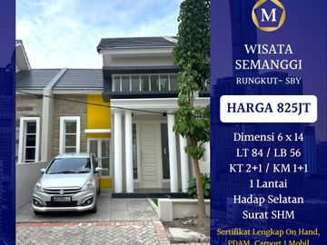 RUMAH MURAH DI WISATA SEMANGGI RUNGKUT DEKAT GUNAWANGSA MERR