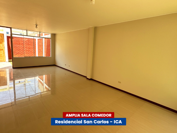 CASA CERCA A PARQUE - RESIDENCIAL SAN CARLOS (ICA)