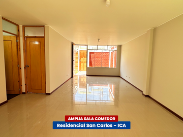 CASA CERCA A PARQUE - RESIDENCIAL SAN CARLOS (ICA)