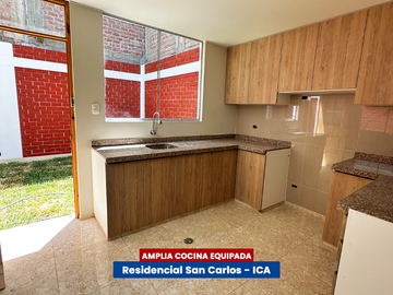 CASA CERCA A PARQUE - RESIDENCIAL SAN CARLOS (ICA)