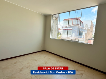 CASA CERCA A PARQUE - RESIDENCIAL SAN CARLOS (ICA)