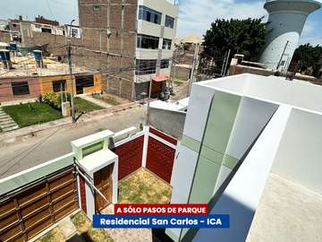 CASA CERCA A PARQUE - RESIDENCIAL SAN CARLOS (ICA)