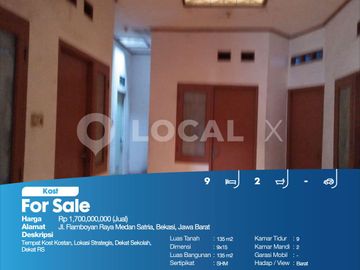 Kost Jl. Flamboyan Raya Medan Satria, Bekasi, Jawa Barat