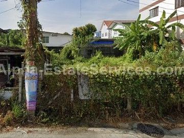 Empty land Soi Khwan Yuen, Samrong Nuea Subdistrict, Mueang Samut Prakan District Samut Prakan Province : 126 sq.wa. width 25.83 m. depth 20.10 m.