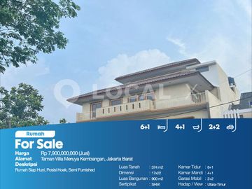 Rumah Taman Villa Meruya Kembangan, Jakarta Barat