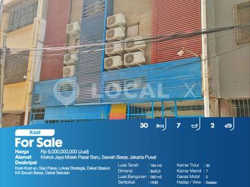Kost Krekot Jaya Molek Pasar Baru, Sawah Besar, Jakarta Pusat