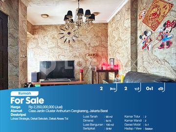 Rumah Casa Jardin Cluster Anthurium Cengkareng, Jakarta Barat