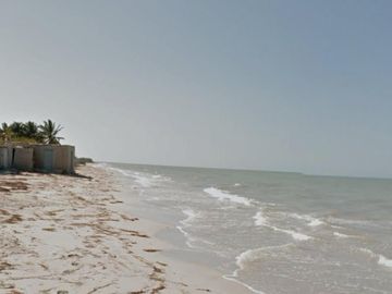 Terreno en venta frente a la playa en San crisanto Yucatán