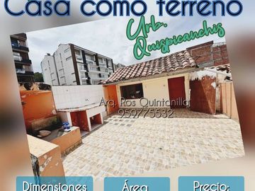 BUENA UBICACION DE TERRENO EN URB. QUISPICANCHIS WANCHAQ
