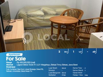 Apartemen Lagoon Betos Tower A1 Lt.21 Margahayu, Bekasi Timur, Bekasi, Jawa Barat