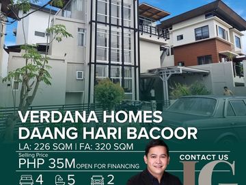 226 sqm Semi Furnished House Lot at Verdana Homes Bacoor-along Daang Hari Cavite
