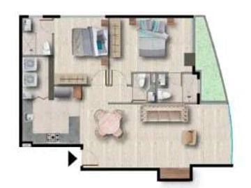 DEPARTAMENTO CENTRO NORTE 93m2
